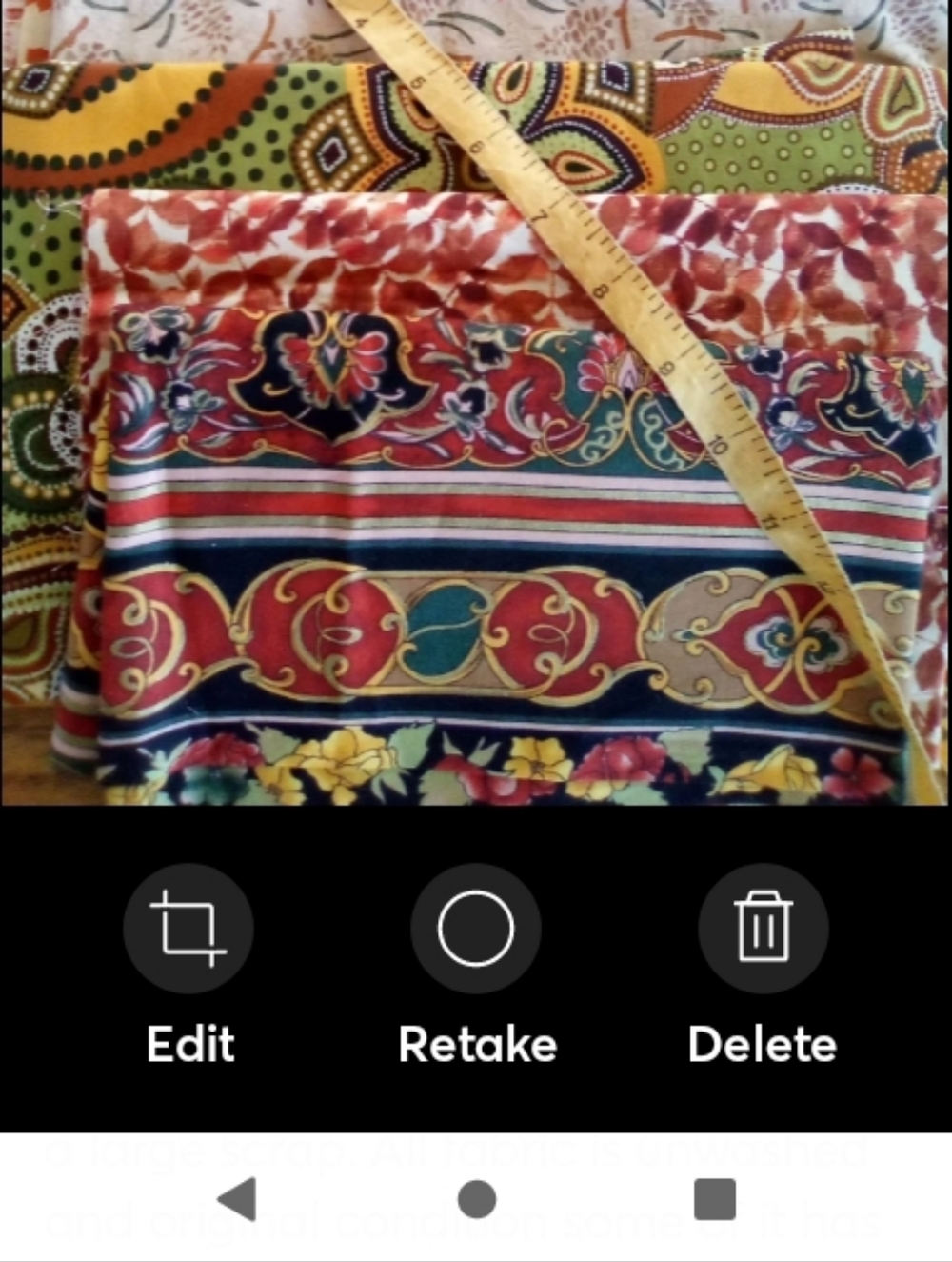 Awesome retro 100% cotton fabric 3 yards +